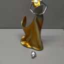 Artpaul Wine Bottle Holder Beauty Lady Statue Wine Bottle Stand Lady Wine Rack Decoration Wine Cork Holder Decor Wine Decor for Kitchen Bar (Red)