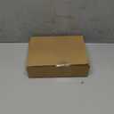 newliplace Mortise Lock Set with Crystal Glass Knob, Antique Door Knobs with Lock and Skeleton Key, Fit Interior Door, Brushed Nickel Finish