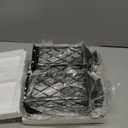 Solar Lanterns Outdoor Waterproof, 2 Pack 9" Glass Hanging Solar Lights with Flickering Flameless Candle, Outdoor Lanterns for Patio Wall Porch Table Garden Tree, Gift for Women Mom - Black