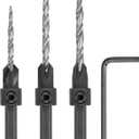 DEWALT Countersink Drill Bit Set #6, #8, #10, 3-Piece (DW2535)