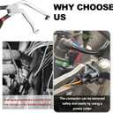 Electrical Disconnect Pliers 37960, 37980, Electrical Connector Separator 13120, 8in Automotive Tools Electrical Connector Pliers, Automotive Tools for Push Tab Style Plugs (3-Piece Set)