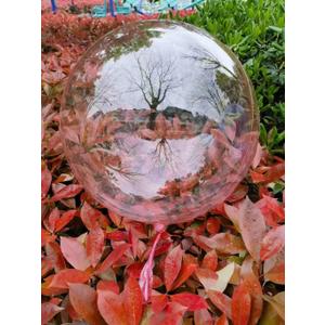 24 Inch Pink Bobo Balloons, 20PCS Bubble pink transparent Balloons Helium Style Large Transparent Balloon for LED Light Up Balloon Birthdays Anniversary Weddings Baby Showers Party Decorations