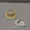 Clothes for 6.7in/17cm Doll, 4Piece Set Summer Vacation Style Outfit for 6.7in/17cm Dolls, Doll Clothes Set， Includes Hat, Short-Sleeve Shirt, Pants, and Miniature Guitar (SV02)