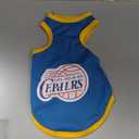 Cat Outfit Dog Sleeveless Mesh Tank Top Summer Cooling Quick Dry Shirts Cute Dogs Soft Basketball Vest Puppy Breathable Sportswear, 07-blue, M