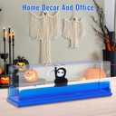 Grim Reaper Decor Ghost Face Toys, Unsinkable Ship Boat in a Bottle Box, Boat Merch Acrylic Ship Fluid Drift Bottle Decorations Desk Ornament Decor for Fans Boys Girls Gifts (Black)