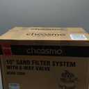10" Sand Filter System for Above Ground Pools with Six Way Valve and 2220GPH Pool Pump Easy to Use for Water Circulation