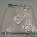 H.VERSAILTEX Living Room Linen Curtains - Semi Sheer, Nickel Grommet, Energy Saving, Light Filtering Window Treatments - Oatmeal, 2 Panels, 52 x 84 Inch