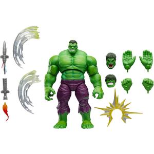 Marvel Legends Maximum Series Hulk, Deluxe Hulk Comics Collectible 6-Inch Scale Action Figure with Incredible Articulation and Smashing Accessories