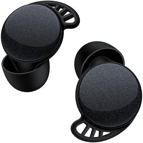 Ear Plugs for Sleeping Noise Cancelling with Ear Hook/ Secure Fit, 45db Ear Plugs for Noise Reduction for Concerts, Focus, Travel, Ultralight Reusable Sleep Earplugs with 8 Earplugs Phegittg-Big0od