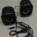 Computer Speakers for Desktop PC,Desktop Gaming Speakers,Small Computer Speakers USB Powered 3.5mm Aux Speaker for PC,Laptop,Tablet,Monitor,Phone, Black