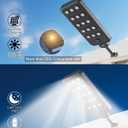 JAYNLT X-15000W Solar Street Lights Outdoor, Ultra-Large 6500K Commercial Parking Lot Lights Dusk to Dawn,IP67 Waterproof Solar Power Flood Security Light for Parking Lot,Garage, X-15000W/1pack
