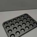 Biubumtu 1-Piece 48 Cup Steel Muffin Pan Non-Stick Mini Cupcake Pan, Bakeware Mini Muffin Tin, Dishwasher Safe (Round)