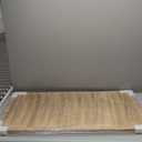 Gurfuy 40"x20" Extra Large Long Rectangle Ottoman Table Tray - Rustic Wooden Nature Serving Tray for Farmhouse Decorative Oversized Coffee Table Trays Living Room Kitchen Counter Breakfast