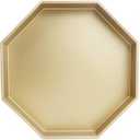 Plastic Serving Tray For Ottoman, Coffee Table, Regular Octagon Decorative Tray For Entertaining, Outdoor, Living Room, Home Decor
