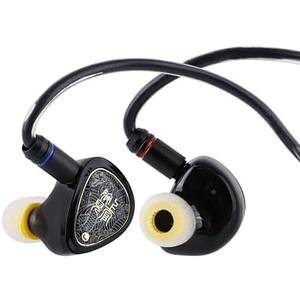 Linsoul TANGZU Wan'er S.G II in Ear Monitor,HiFi Wired Earbuds,10mm Dynamic Driver PET Diaphragm Gaming IEM Earphones with 2Pin Detachable OFC Cable for Audiophile DJ Stage (Clear Black, 3.5mm Mic)