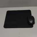 BreSii Ergonomic Bluetooth Mouse and Mouse Pad for Laptop, Silent Mouse with 3-Levels DPI, USB Nano Receiver for Android PC Notebook Computer Mac-Black