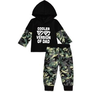 Aalizzwell Toddler Infant Baby Boys Hoodie Sweatshirt Pants Outfits Spring Winter Sweatsuits Clothes Sets