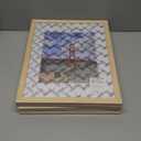 LUCKYLIFE 11x14 Picture Frame Solid Natural Wood, Display 8x10 photo with Mat or 11x14 without Mat for Wall Hanging, Set of 5