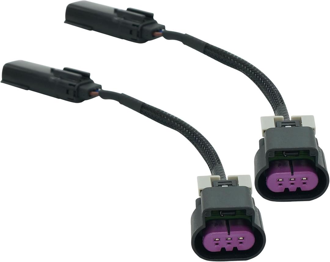 2 Pcs HID to LED Headlight Adapter Wiring Harness Connector Pigtail Plug Fit for Morimoto XB Ford F-150 2009 2010 2011 2012 2013 2014 LF552H