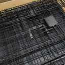 Amazon Basics Durable,Foldable Metal Wire Dog Crate with Tray, Double Door, 30 x 19 x 21 in, Black (30.0"L x 19.0"W x 21.0"H)