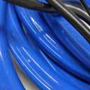 JDZKOMKE 25FT(15FT25FT) Heated RV Water Hose  Freeze Protection Down to 45Â°F, HeavyDuty PVC & Brass Fittings, 1/2" ID LeadFree Hose for Camping/Poultry Farms