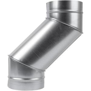 Repa Market 6" Inch Round Metal Duct Offset - Dryer Vent Pipe Elbow Tube - Duct Connector for HVAC - Ductwork Offsets Around Obstacles - Duct Hose Connector - Ducting Offset Adapter