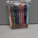 Vintage 9 Colors Erasable Gel Ink Pens 0.5mm Point Assorted Erasable Gel Pen Retractable for Writing Drawing Coloring Art Pack of 9PCS