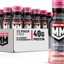 Muscle Milk Pro Series Protein Shake, Slammin' Strawberry, 40g Protein, 14 Fl Oz, 12 Pack (EXP 10/13/26)