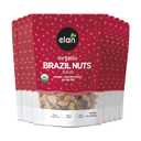 Elan Organic Raw Brazil Nuts, Whole Nuts, No Shell, Non-GMO, Vegan, Gluten-Free, Kosher, Healthy Snacks, 8 pack of 6.5 oz (EXP 03/12/27)