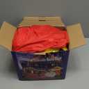 Juegoal Christmas Inflatables Outdoor Decorations, 12FT Long Inflatable Xmas Santa Claus, Lighted Blow Up Giant Lying Santa with Built in LED Lights, Light Up Holiday Winter Lawn Yard Garden Decor