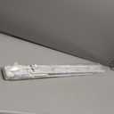 LazBlinds No Tools No Drill 1" Vinyl Mini Blinds, Cordless Blinds for Windows, Light Filtering Horizontal Window Blinds & Shades, 37" W x 48" H, White