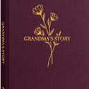 Lanpn Grandma Life Story Book Journal with 260+ Prompts, Linen Hardcover Grandmother Guided Journal Memory Keepsake Book to Fill Out, Birthday Mother's Day Christmas Gift for Grandmas, Purple