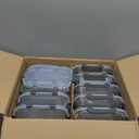 KOMUEE 10 Packs 30 oz Glass Meal Prep Containers,Glass Food Storage Containers with Lids,Airtight Lunch Bento Boxes,Microwave,Freezer and Dishwasher,Gray