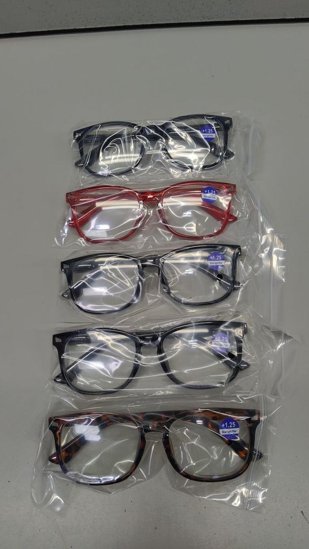 CCVOO Reading Glasses for Women/Men, Eyeglasses, Blue Light Readers for Women/Men, Computer Eye Glasses, Cheaters +1.25