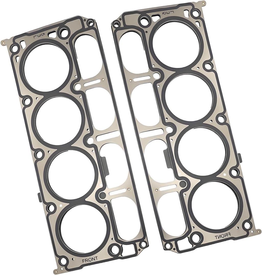5-Layer MLS Cylinder Head Gaskets 2PCS for GM Chevrolet Silverado 1500 LTD Suburban Tahoe GMC Sierra 1500 Limited Yukon Yukon XL 5.3L 325ci 2014-2022, V8 L82 L83 L8B L84 L87 L96 OHV Gas Flex
