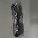 100 PCS Resealable Mylar Bags with Zipper and Frosted Clear Window Smell Proof Packaging Bag Foil Pouch Zipper Bags for Food Self Sealing Storage Supplies (Black, 3.14x5.11")