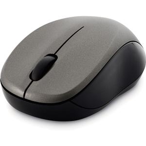 Verbatim Wireless Silent Mouse 2.4GHz with Nano Receiver - Ergonomic, Blue LED, Noiseless and Silent Click for Mac and Windows - Graphite, 1.4" x 2.3" x 3.7"