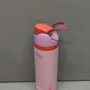 Owala FreeSip Insulated Stainless Steel Water Bottle with Straw for Sports and Travel, BPA-Free Sports Water Bottle, 24 oz, Pink, Angel Food Cake