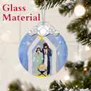 Christian Gifts: Nativity Scene Christmas Ornaments (Christmas Tree Decorations) | Christian Holiday Decor, Holy Family Ornament, Religious Gifts, Baptism Gift & Unique Faith Festival Gift