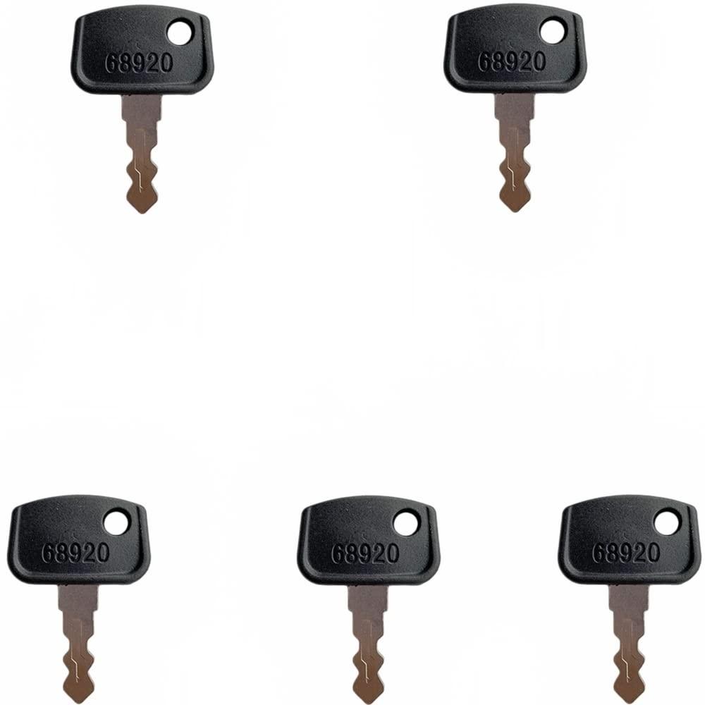 Ignition Keys Compatible with Massey Ferguson Tractor #4267379M1,Kubota Tractor & Mower & Utility Vehicle # PL501-68920,Challenger Compact Tractor #4267379M1