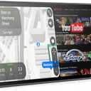 Carpuride 11.26" Carplay Screen for Car with N-etflix/YouTube Apps Upgraded Car Play & Android Auto Large Touchscreen Support OTA, WiFi, Backup Camera, GPS Navigation, Split-Screen, Dual Bluetooth