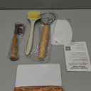 Superbaking Banneton Bread Proofing Basket, Sourdough Bread Baking Supplies, Round 9 Inch Sourdough Starter Kit, Proofing Basket for Baking, Bread Making Supplies Tools, Banneton Basket Gift Set