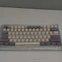 Womier Double Shot PBT Keycaps Set 138 Keys, Cherry Profile Custom Keycaps 60 65 75 100 Percent for 61/64/68/84/87/100/104/108 Retro Gaming Mechanical Keyboard, Purple Gray (Gorpcore Style)