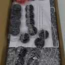 Under Bed Blocker for Pets, Gap Bumper for Under Bed, Stop Things Going Under Bed or Sofa Couch, Toys Blocker for Cats Dogs, Easy to Install, Total 7" Height 90" Length, Black