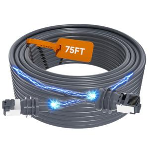 Starlink Cable, Starlink Gen 3 Cable, 75FT/23M Upgrade Waterproof Replacement for Starlink Rectangular Satellite Gen3 V3