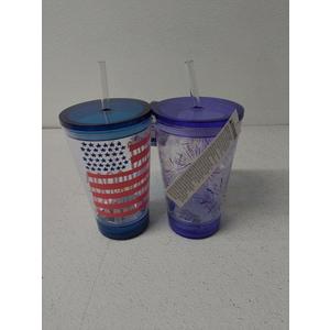 LUUM Double Wall Led 18OZ Tumbler (Pack of 2)