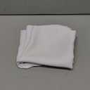 White Kitchen Valances for Windows 2 Pack Farmhouse Waterproof Rod Pocket 16 Inch Blackout Valance Curtains for Bedroom Living Room Bathroom Office Privacy Small Front Door Window Covering Shade