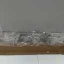 5 Lights Bathroom Vanity Light Fixtures,Brushed Nickel Bathroom Lights,Modern Wall Sconce Lamp with Clear Hammered Shade for Hallway Kitchen Bedroom Corridor Staircase