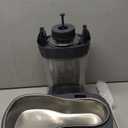 Gardner Pet Automatic Dog Water Dispenser Gravity Stainless Steel Water Waterer Feeder, 100% BPA-Free Large Capacity Water Feeding Bowls for Medium & Large-Sized Dogs Cats Other Pets -(1 Gallon) (Dark Grey)