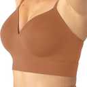 Truekind Wireless Bras for Women No Underwire - Wirefree Bralettes for Women with Support - Wireless Bra Bralette S